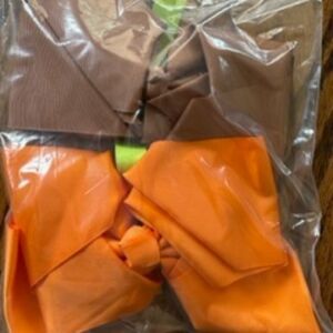 Bundle of (2) 8" Double Stacked Bows - B8137  Handmade NWT Boutique